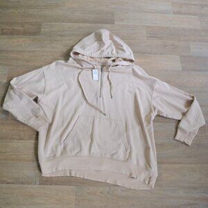 NWT Aerie Weekend Sweatshirt Quarter Zip Strand Women Size Small